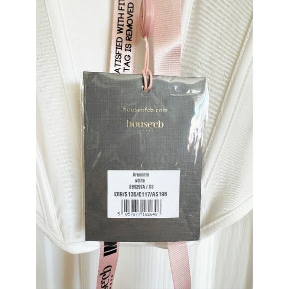 HOUSE OF CB ARAMINTA CORSET TOP WHITE - Picture 6 of 8